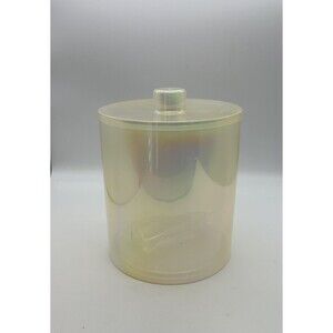 Horizon Group USA Ice Bucket with Tong - IRIDESCENT (CLEAR W/ YELLOW TINT)